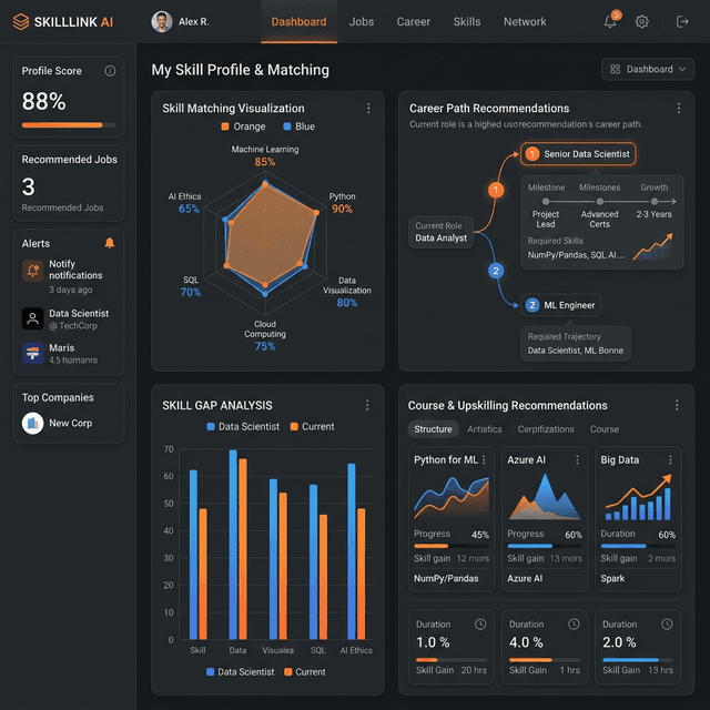 SkillIndia - AI Job & Course Recommendation System